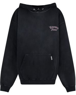 Represent Hooded Long-Sleeve Sweatshirt - Blue
