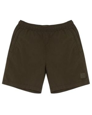 Stone Island Elastic Waist Shorts - Green