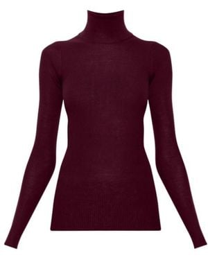 Jil Sander Long-Sleeved Sweater - Purple