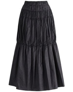 Amomento Shirring Skirt - Black