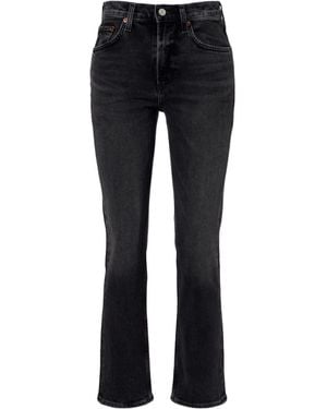 Agolde Belt Loop Jeans - Black