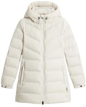 Woolrich Shirley Hooded Puffer Jacket - White