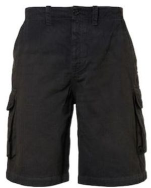 Our Legacy Mount Herringbone Cotton Cargo Shorts - Black