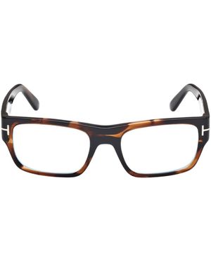 Tom Ford Eyewear Rectangle-Frame Glasses - White