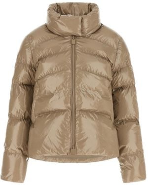 Pinko Long-Sleeved Down Jacket - Natural