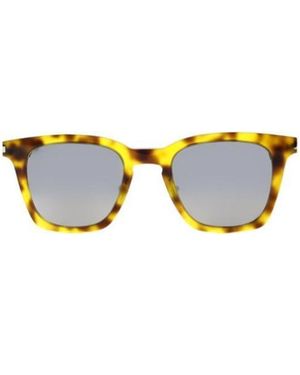 Saint Laurent Logo Sunglasses - Multicolour