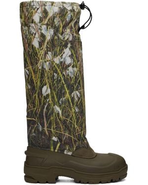 Roa Round-Head Boots - Green