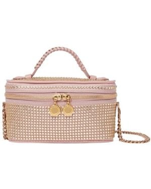 Stella McCartney Falabella Lead-Free Embellished Vanity Case - Pink