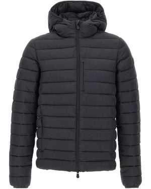 Save The Duck Hooded Puffer Jacket - Gray