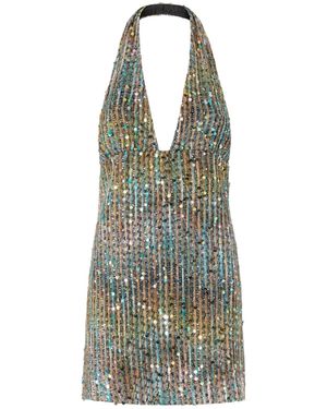 Missoni Sequin-Embellished Mini Dress - Green