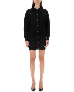 Moschino Long-Sleeved Dress - Black