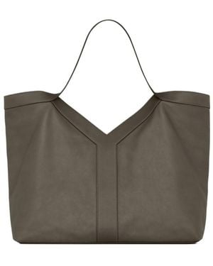 Saint Laurent Y Large Tote Bag - Grey