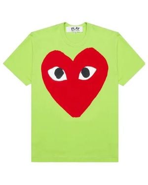 COMME DES GARÇONS PLAY Printed Short-Sleeve T-Shirt - Green