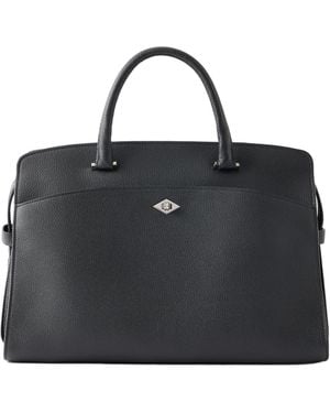 Metier Leather Shoulder Bag - Black