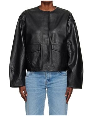 St. Agni Leather Jacket - Black