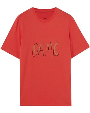 OAMC Open-Necked Shirt - Red