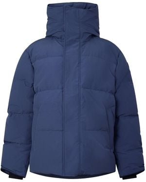 Canada Goose Boxyfit Short Hooded Puffer Jacket - Blue