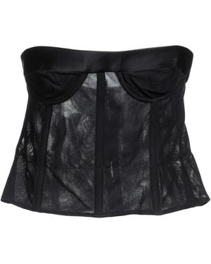 Maison Margiela Off-The-Shoulder Top - Black