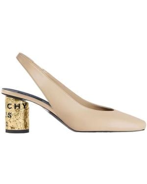 Givenchy Tape Slingback Pumps - Natural