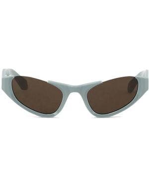 Alaïa Alaïa Cat-Eye Frame Sunglasses - White