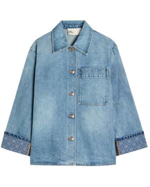 Tory Burch Classic Denim Jacket - Blue