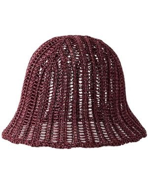 Brunello Cucinelli Woven Fisherman's Hat - Red