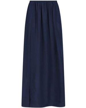 Frankie Shop Elastic-Waist Skirt - Blue