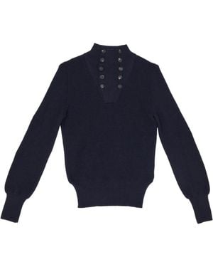 Paloma Wool Turtleneck Jumper - Blue