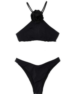 Philosophy Di Lorenzo Serafini Floral Detailed Bikini Set - Black