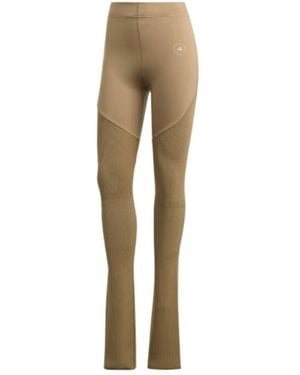 adidas By Stella McCartney Logo Printed Trousers - Natural
