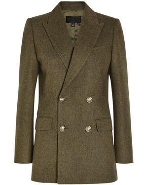 Nili Lotan Double- Suit Jacket - Green