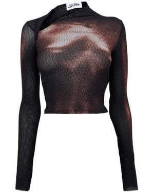 Jean Paul Gaultier Long-Sleeved T-Shirt - Black