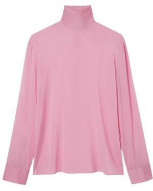 Gucci Silk Stretch Chiffon Shirt - Pink