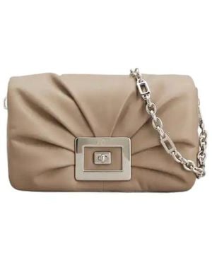 Roger Vivier Belle Vivier Choc Bag - Natural