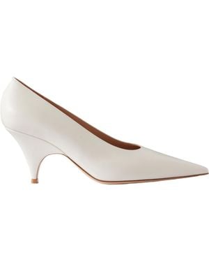 Gianvito Rossi Leather Pumps - White