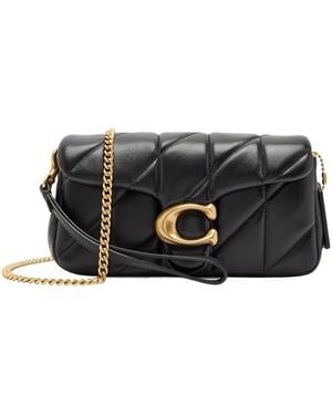 COACH Multi-Functional Suede Bag - Black
