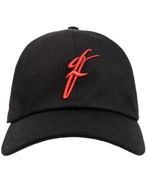 Ferragamo Ferragamo Logo Embroidered Baseball Cap - Black