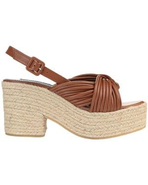 Sergio Rossi Thick-Soled High-Heeled Sandals - Brown