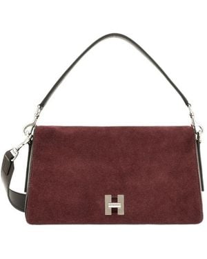 Hogan H-Turn Flap Bag - Purple