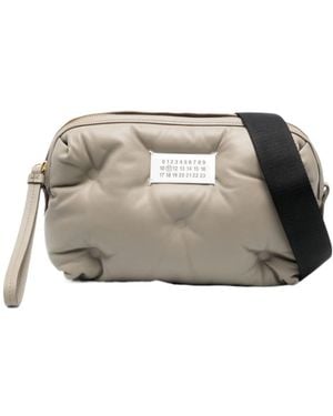 Maison Margiela Glam Slam Leather Shoulder Bag - Grey