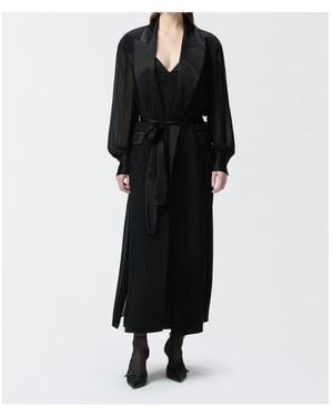 Pinko Elegant Long Coat Dress - Black
