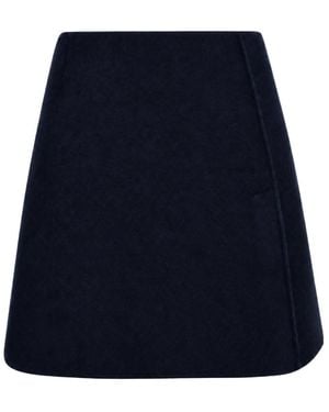 P.A.R.O.S.H. P.A.R.O..H. Zipped Mini Skirt - Blue