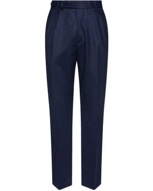Brunello Cucinelli Pleated Tailored Trousers - Blue