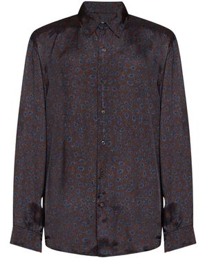 Dries Van Noten Paisley Printed Shirt - Blue