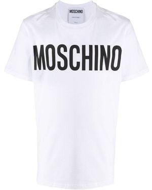 Moschino Logo Print T-Shirt - White