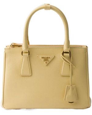 Prada Galleria Small Saffiano Leather Bag - Metallic