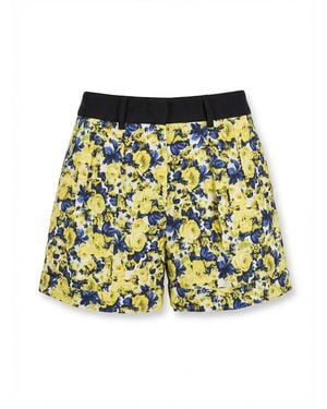 Sportmax Floral Shorts - Green