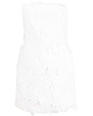 Zimmermann Tama Filigree-Embellished Minidress - White