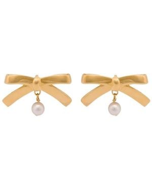 Moschino Pendant Earrings - Metallic