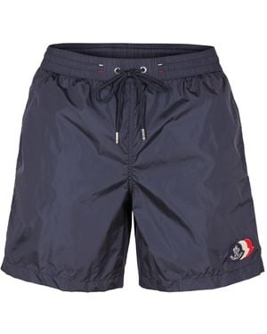 Moncler Simple Swimming Trunks - Blue